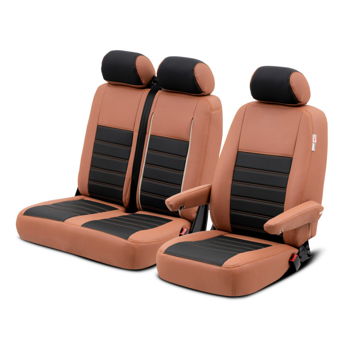 Housse  de siège sur mesure utilitaire  renault Master   Banquette 1 Dossier + 1 Assise