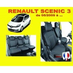 Housse de siège auto sur mesure Privilège Renault Scenic 3