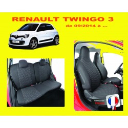Housse de siège auto sur mesure Privilège Renault Twingo 3
