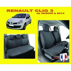 Housse de siège auto sur mesure Privilege  Renault Clio 3