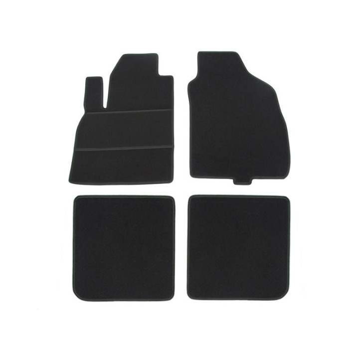 Tapis de sol auto sur mesure caoutchouc  FIAT PANDA 2 de 2003 à 2012.