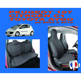 Housse de siège auto sur mesure Privilege Toyota Aygo Phase 1