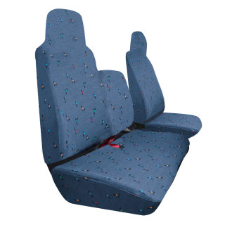Housses de sièges sur mesure utilitaires pour ISUZU M21 M27 M55  banquette 1 dossier + 1 assise