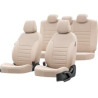 Housses de sièges auto simili cuir  universelles haut de gamme  Premium beige