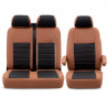 Housse utilitaire sur mesure Simili Cuir toyota proace Banquette Avec Tablette + 2 Assises De 2016 à aujourd'hui