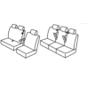 Housses Fiat Scudo cabine approfondie 