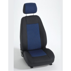 Housse utilitaire sur mesure CITROEN JUMPY Damier bleu Banquette Sans Tablette + 1 Assise  2016 à  aujourd'hui