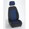 Housse utilitaire sur mesure CITROEN JUMPY Damier bleu Banquette Sans Tablette + 1 Assise  2016 à  aujourd'hui