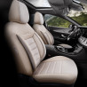 Housses de siège auto universelles haut de gamme Confortline simili cuir beige