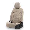 Housses de siège auto universelles haut de gamme Confortline simili cuir beige
