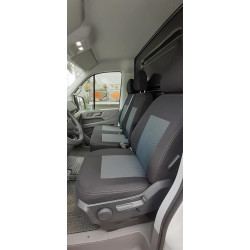 Housses sièges utilitaires sur mesure tissu Fiat Doblo de 2022 à aujourd'hui