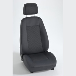 Housses Auto sur mesure en damier gris pour Peugeot 3008 de 2020 à aujourd'hui