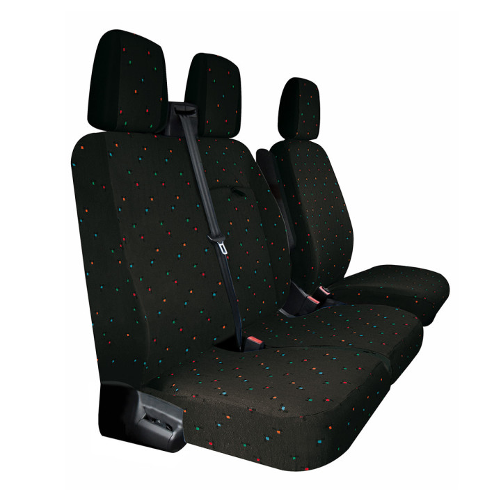 Housses de sièges sur mesure utilitaires VW transporter T7 De 2024 à aujourd'hui