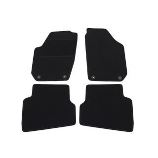 Tapis de sol auto sur mesure moquette Skoda Fabia 2 - 5 portes - de 2007 à 2014