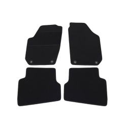 Tapis de sol auto sur mesure moquette Skoda Fabia 2 - 5 portes - de 2007 &agrave; 2014