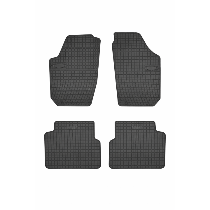 Tapis de sol auto sur mesure caoutchouc Skoda Fabia 2 - 5 places - de 2007 à 2014