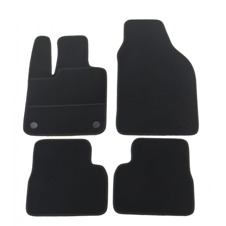 Tapis de sol auto sur mesure moquette Fiat 500 électrique de 2020 à aujourd'hui