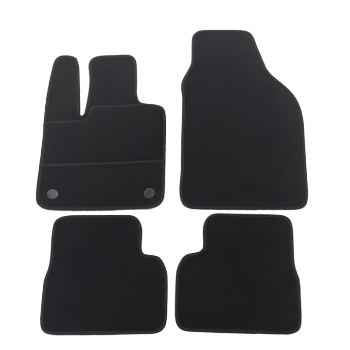 Tapis de sol auto sur mesure moquette Fiat 500 électrique de 2020 à aujourd'hui