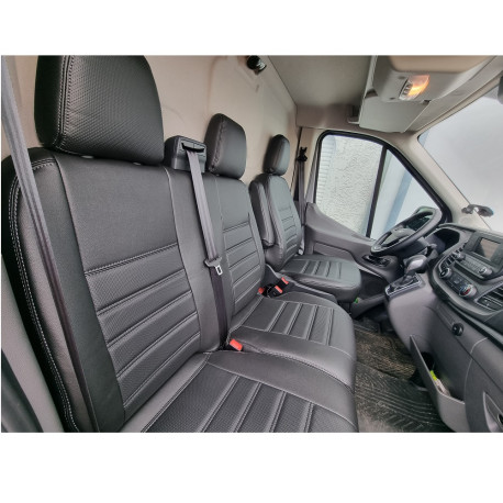 Housse utilitaire sur mesure Simili Cuir  FORD TRANSIT  De 2014 à aujourd'hui