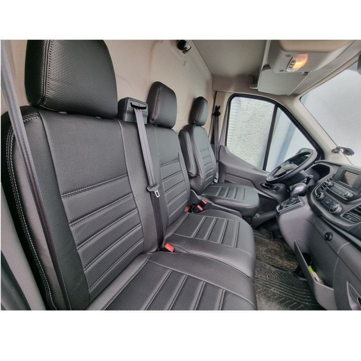 Housse utilitaire sur mesure Simili Cuir  FORD TRANSIT  De 2014 à aujourd'hui