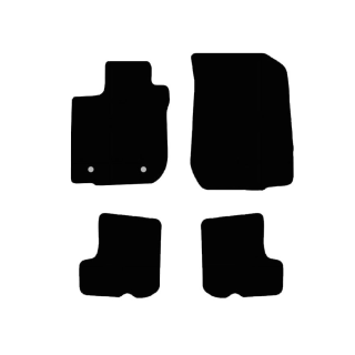 Tapis de sol auto sur mesure en moquette pour Dacia Sandero 2 de 2012 à 2020