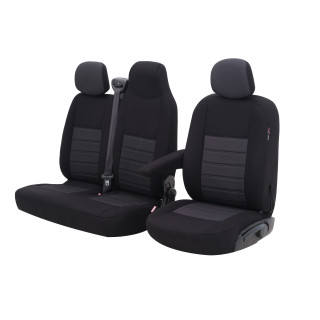 RENAULT MASTER 4 BANQUETTE EN 2 PARTIES- Housse de siège sur mesure utilitaire de 2019 à aujourd'hui