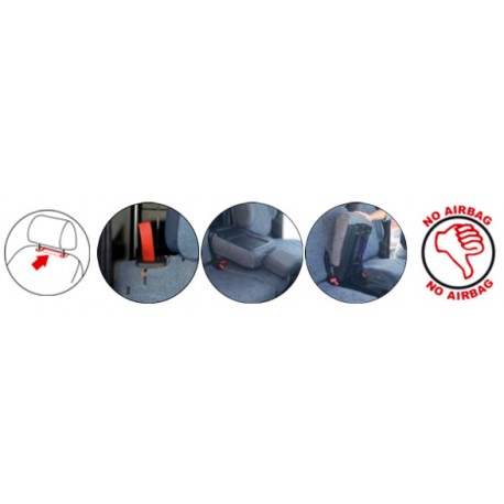 Housses de sièges sur mesure utilitaires Berlingo Partner 3 Places Depuis 2008 à 11 2018