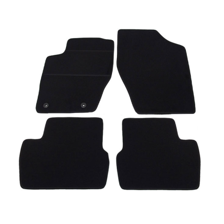 Tapis de sol auto sur mesure moquette Citroën C4 de 2004 à 2011