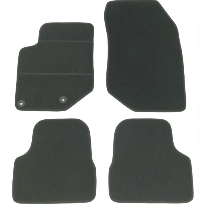 Tapis de sol auto sur mesure moquette Peugeot 208 de 2019 à aujourd'hui