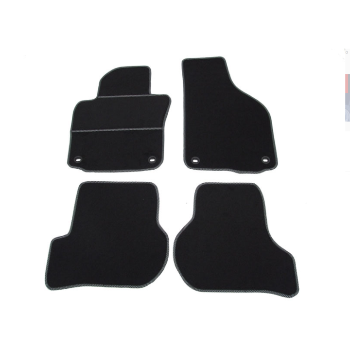 Tapis de sol auto sur mesure moquette Volkswagen Golf 6 de 2009 à 2013