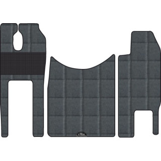 Tapis  sur mesure  pour poids lourds  MERCEDES ACTROS Cabine LH MEGASPACE siege repliable