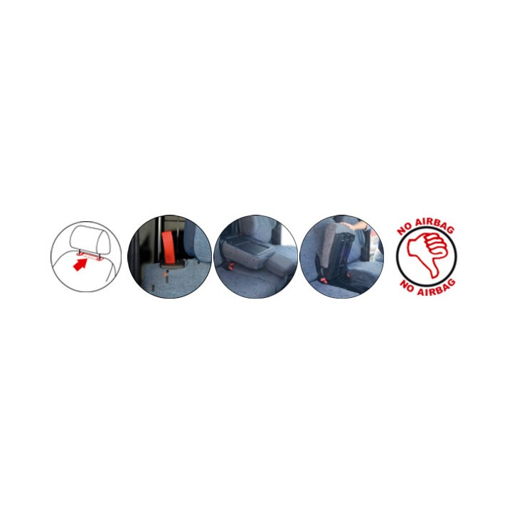 Housse siège utilitaire sur mesure Simili Cuir  PEUGEOT PARTNER  De 2008 à 11 2018