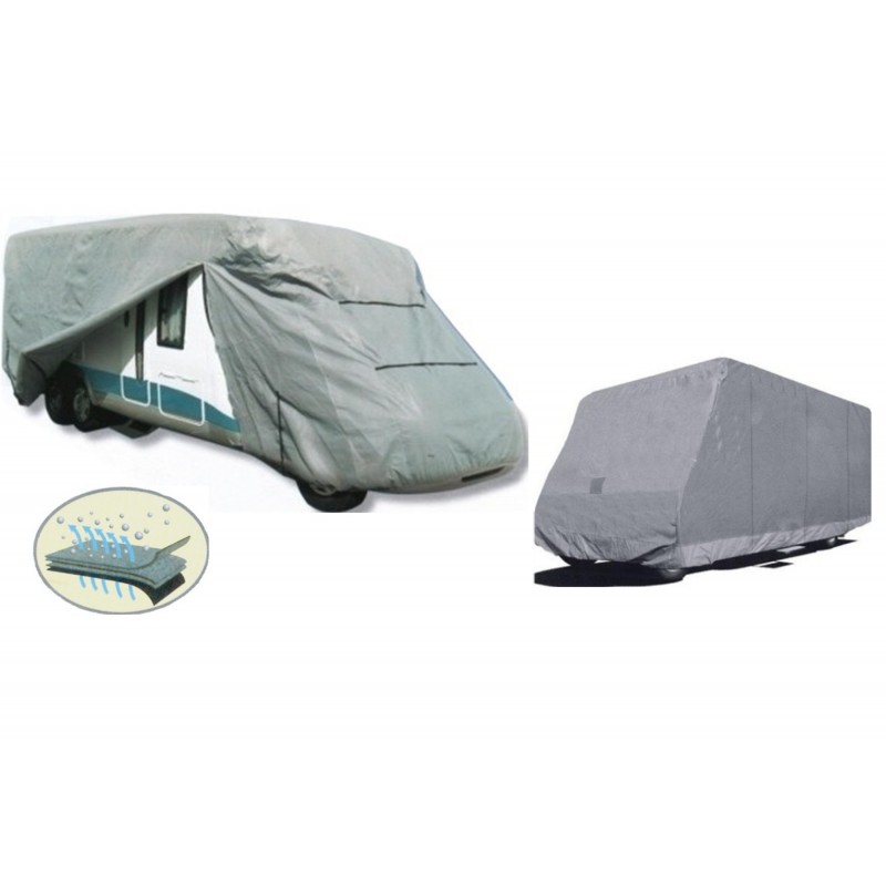 Bâche De Protection Pour Camping-car Rapido C50 - Housse Ideal-Cover Polypropylène 150g/m², 6 Fermetures, Sangles