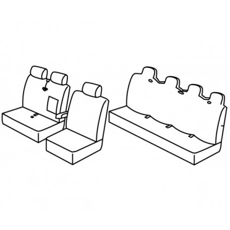 Housses Utilitaires sur Mesure Fiat Ducato Cabine approfondie