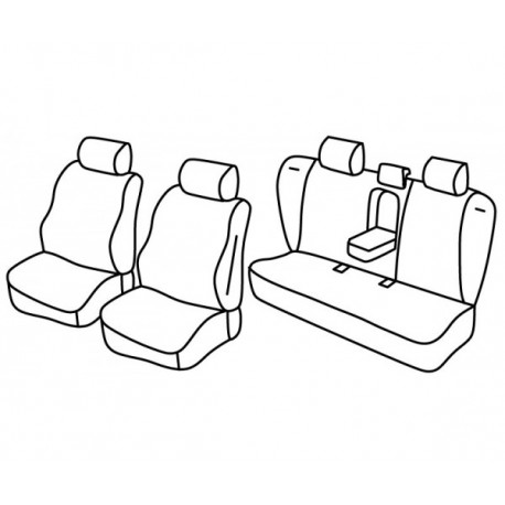 Housses Auto sur Mesure HARMONY  VOLVO S60  De 2010 à aujourd'hui