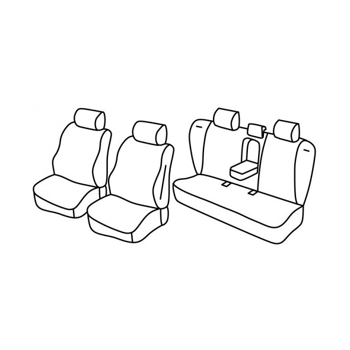 Housses Auto sur Mesure HARMONY  VOLVO S60  De 2010 à aujourd'hui